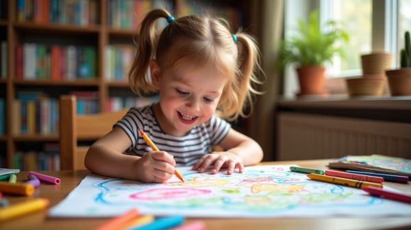 Apprendre en s'amusant avec des coloriages : développez la créativité des enfants
